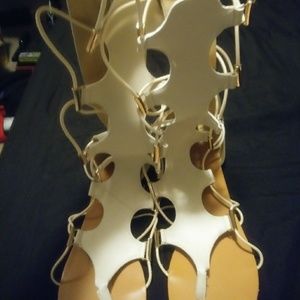 Knee Flat Sandals